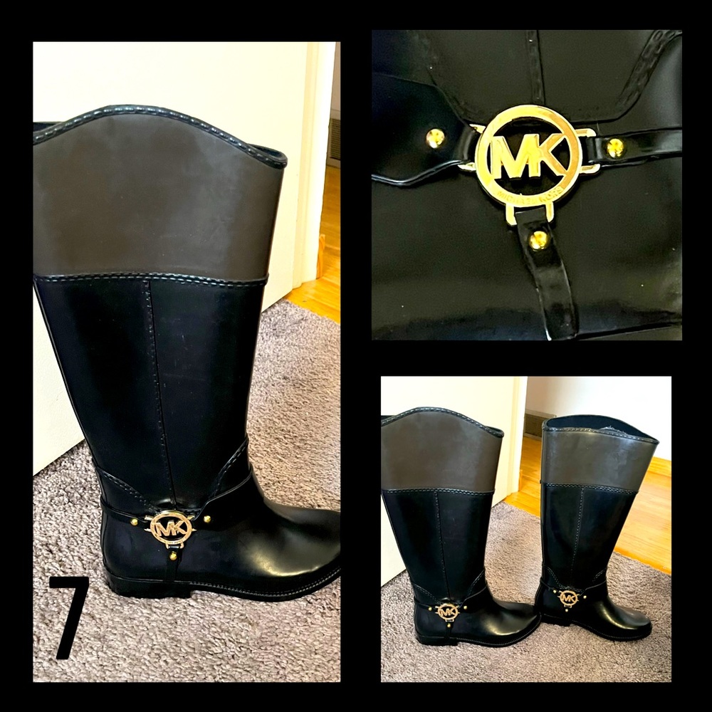 New Michael Kors Rain boots Size 7